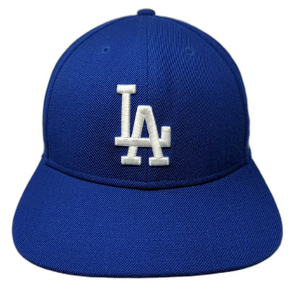 47 Brand Snapback Blue OSFM Dodgers LA MLB Baseball Embroidered Flat Brim Hat
