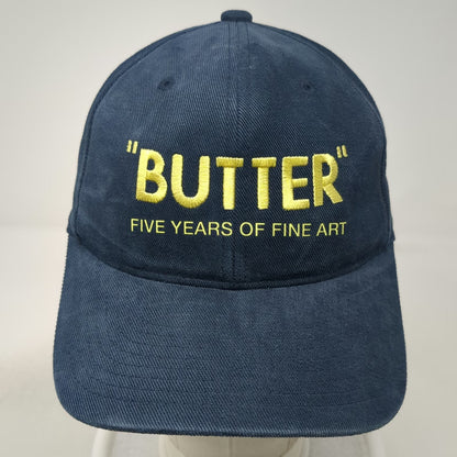 Yupoong Baseball Cap Blue One Size Butter Five Years Of Fine Art Cotton Hat
