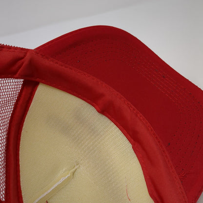 Get Your Heart On Snapback Trucker Hat Red One Size Adjustable Mesh Back