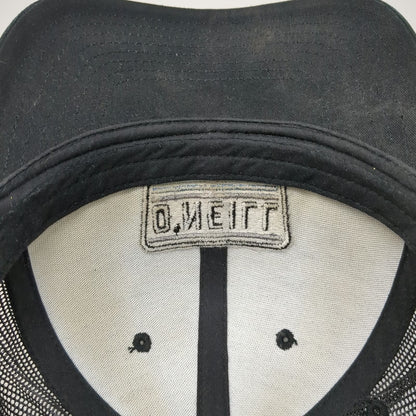 O'Neill Trucker Hat Black One Size Mesh Snapback Patch Surf Skate Beach Apparel