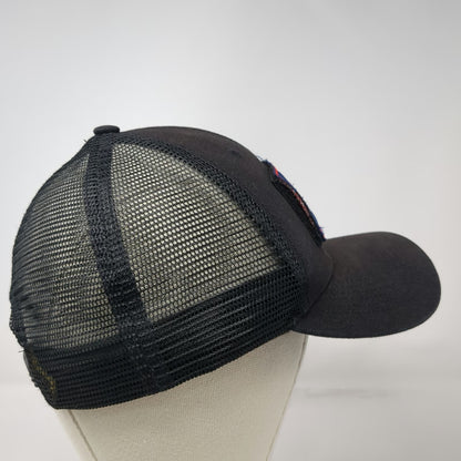 Adrenaline Lacrosse Trucker Hat Black Blue Red White One Size Mesh Snapback Logo