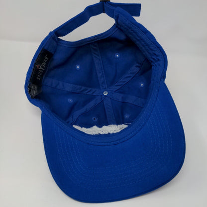 Blue Cross of Idaho Slideback Hat Blue OSFA Adjustable Vented Holes Sportsman