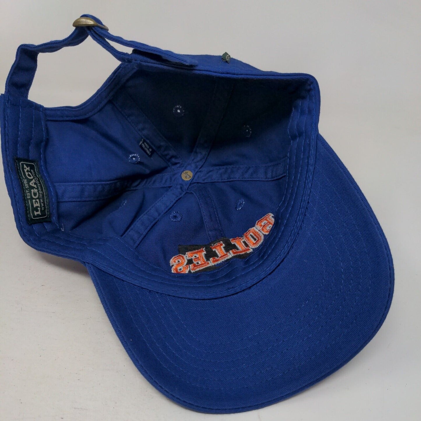 Bolles Track & Field Slideback Hat Blue Legacy Adjustable Embroidered Logo