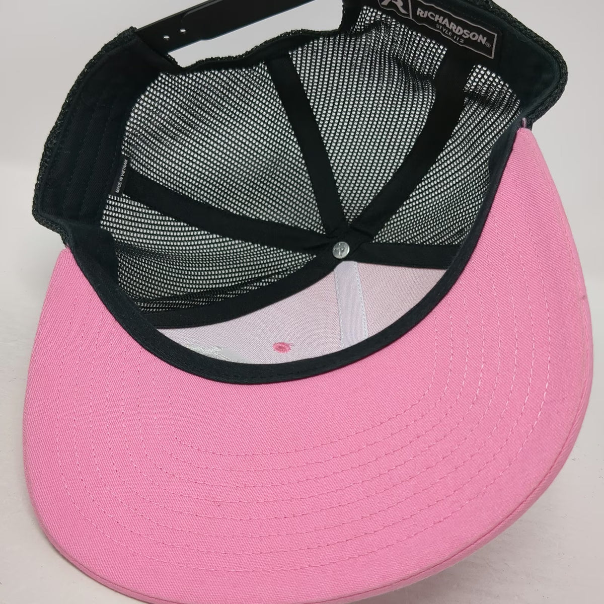 Richardson 112 Trucker Hat Pink Black Kenworth Sales Truck One Size Snapback