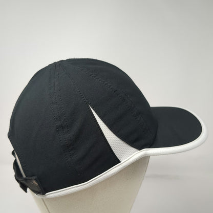 Adidas Baseball Cap Black One Size Climalite Mesh Strapback Athletic Hat Sport