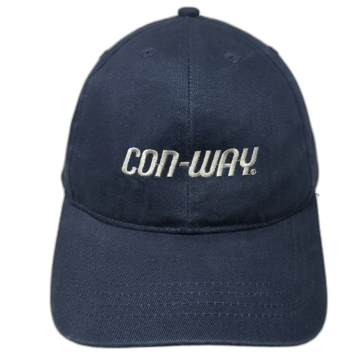 CON-WAY Logistics Embroidery Baseball Cap Blue One Size Cotton Slideback Hat