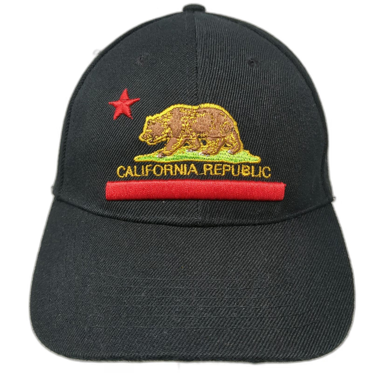 Smith Novelty Company Baseball Cap Black One Size California Republic Bear Hat