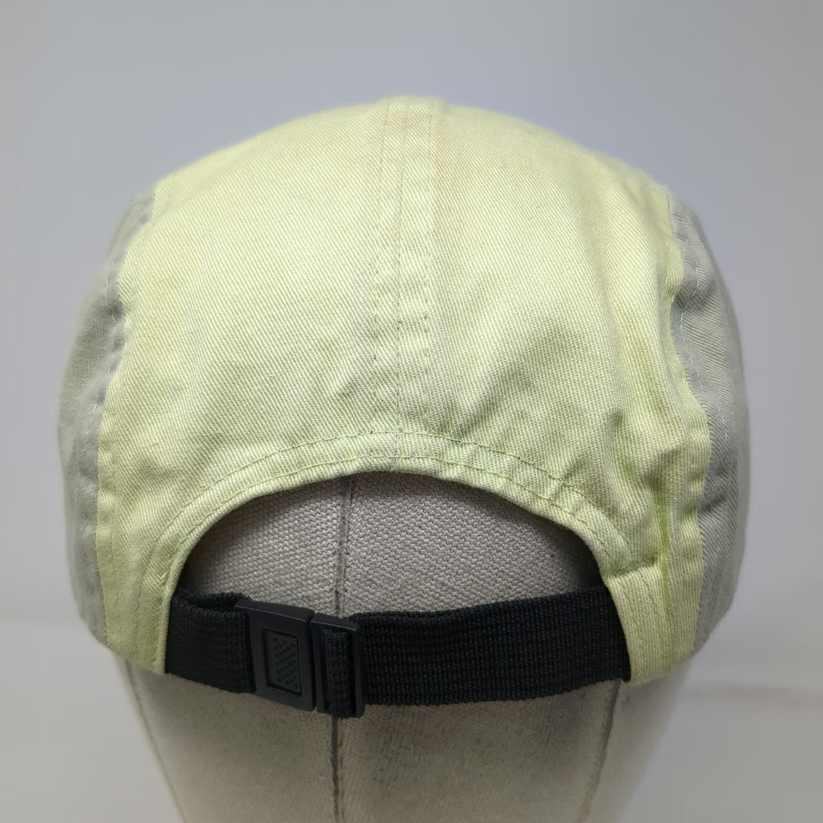 Locale 5 Panel Hat Green Yellow One Size California Republic Bear Palm Leaf