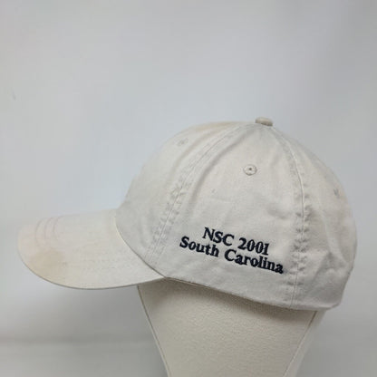 South Carolina Palmetto Tree Moon Slideback Hat Tan One Size Embroidered