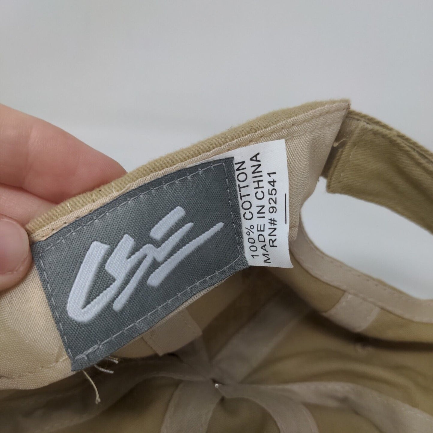 Century Link Strapback Hat Tan One Size Adjustable Embroidered 6 Panel