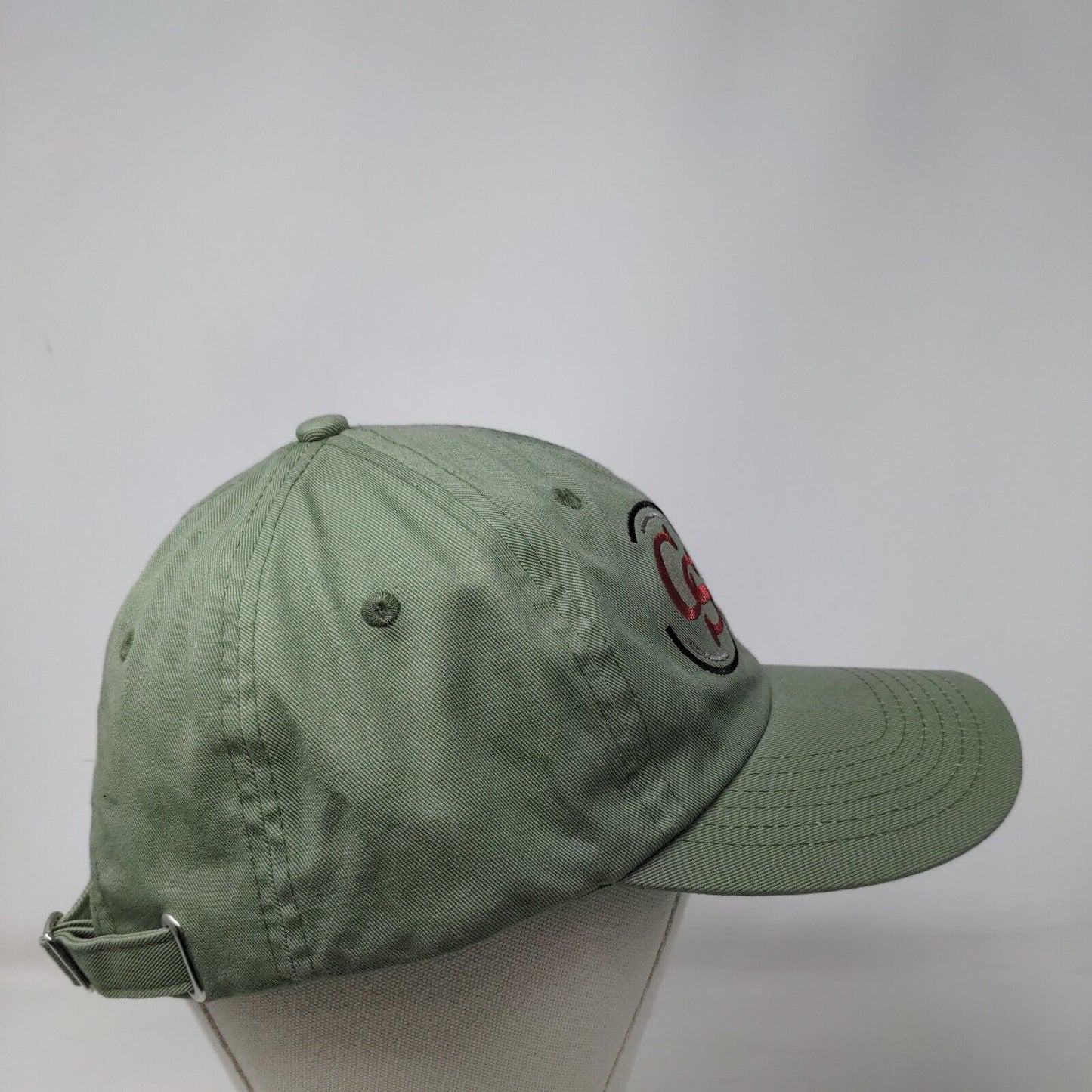 CS Beef Packers Slideback Hat Green OSFA Adjustable Embroidered 6 Panel Imperial