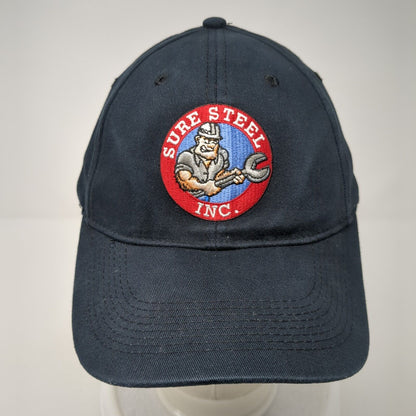 Sure Steel Inc. Fitted Hat Blue L/XL Perfect Fit Embroidered Stretch