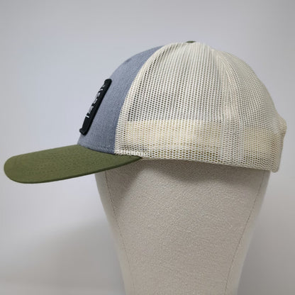 Richardson Trucker Hat Gray Green L Koenig Distillery Mesh Back Snapback