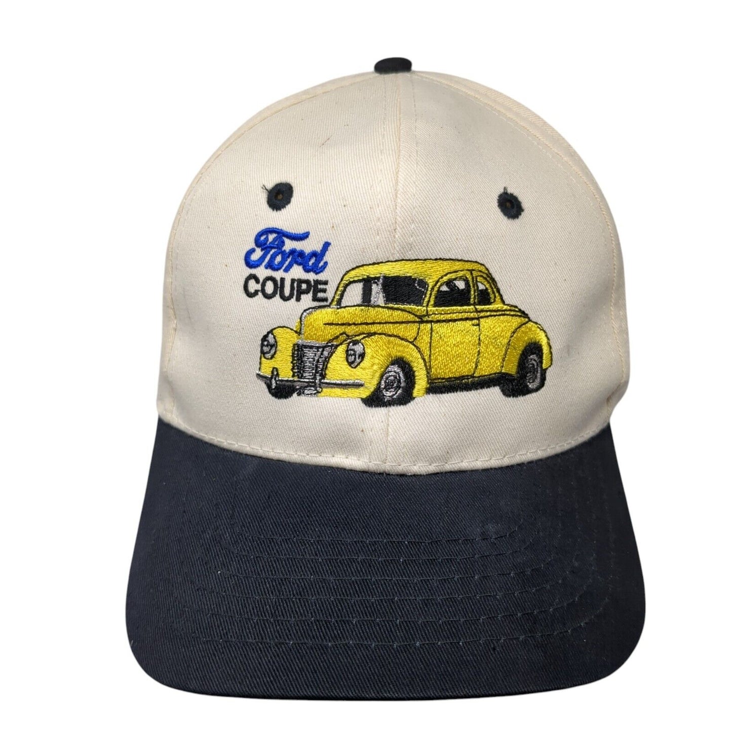 Ford Coupe Snapback Hat Tan One Size Adjustable Embroidered Cobra Caps Cotton