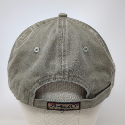 Ahead Baseball Cap Green One Size Turks & Caicos British West Indies Lizard Hat