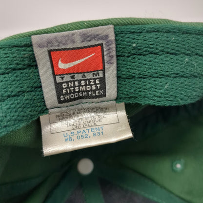 Miami Hurricanes NCAA Nike Baseball Cap Green One Size Swoosh Flex Stretch Hat