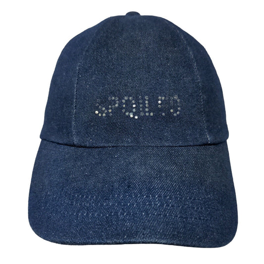 Arlin Women's Slideback Denim Hat Blue Spoiled Bling Rhinestones