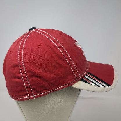 Nebraska Cornhuskers NCAA adidas Red XL Stretch Fit Curved Brim Cap Hat Huskers