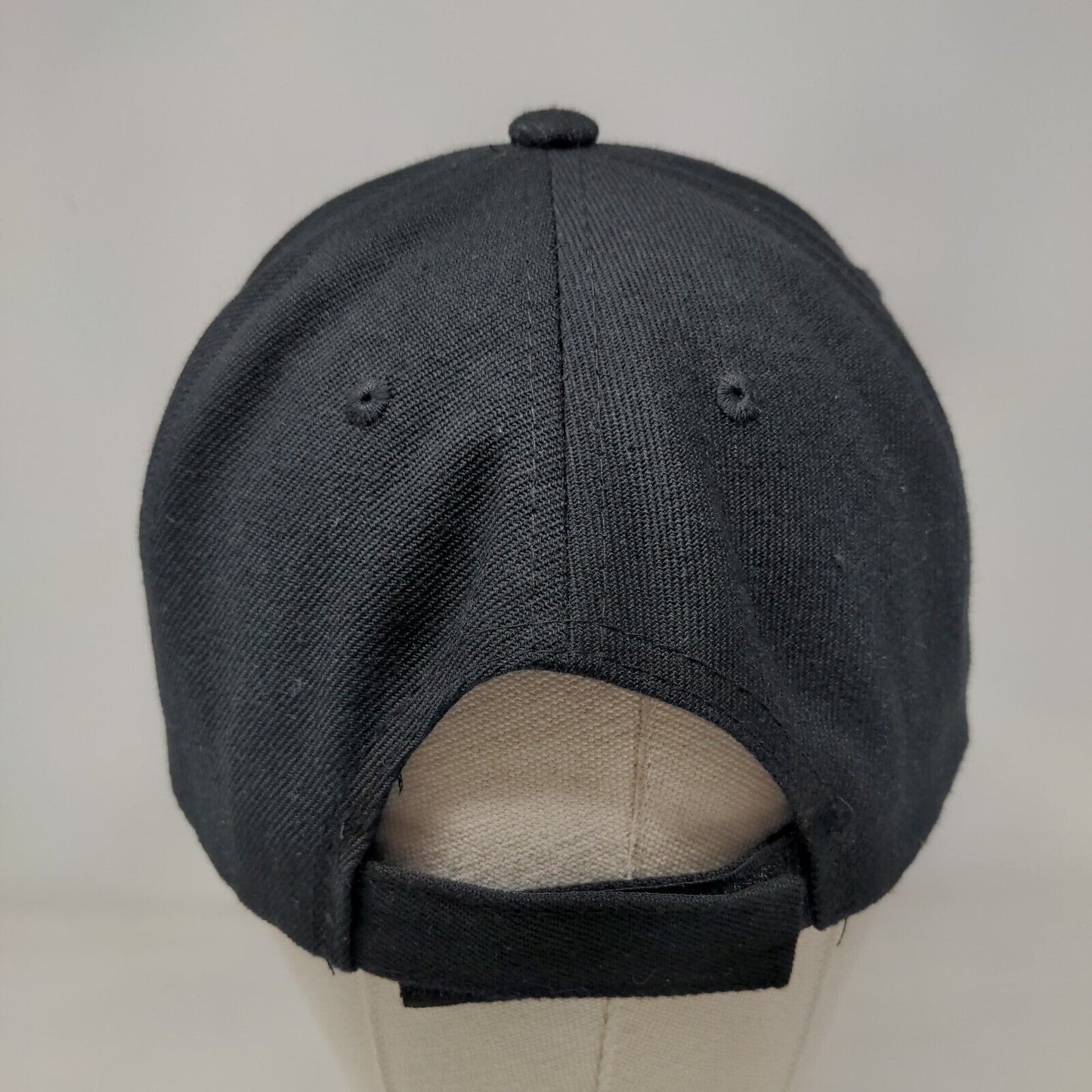 Wounded Warrior Project Patch Strapback Hat Black OSFM Vent Holes