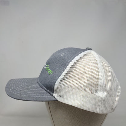 Trulieve Snapback Mesh Back Trucker Hat Gray One Size Port Authority