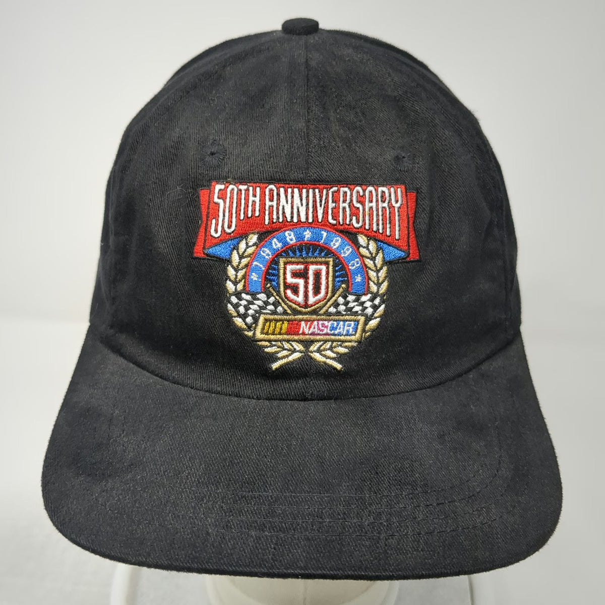 CURK Snapback Black Hat OSFM NASCAR 50th Anniversary NAPA Echlin Cotton Racing