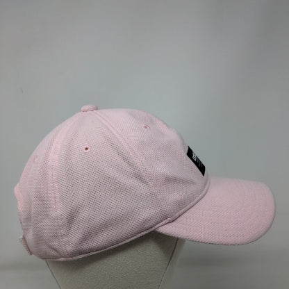 Adidas Strapback Hat Pink OSFM Adjustable Embroidered 6 Panel Polyester