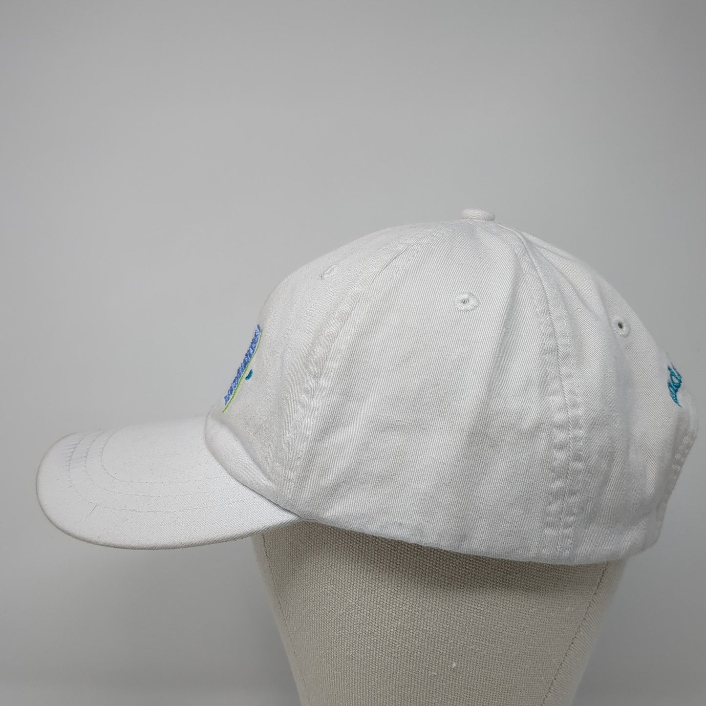 Andabeautytoyou Slideback Baseball Cap White OS Adjustable Embroidered Adams
