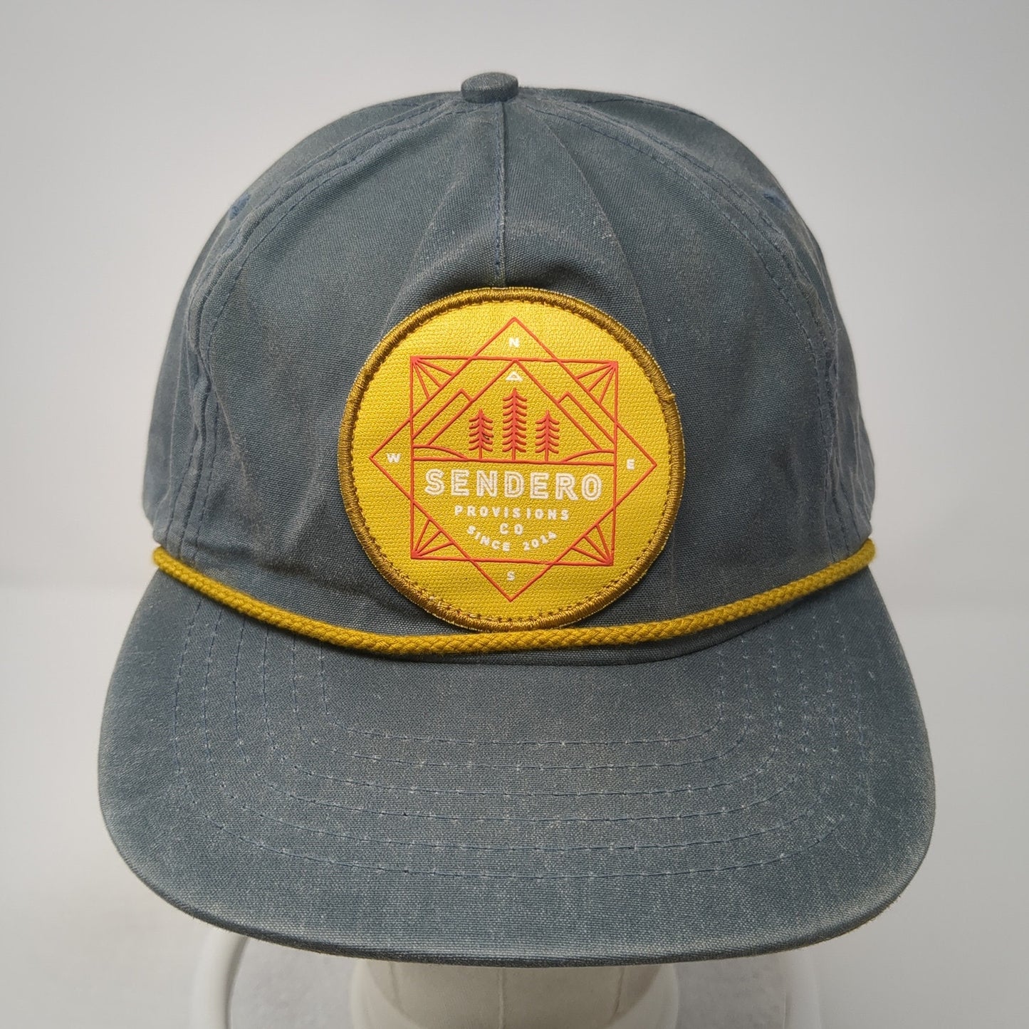 Sendero Provisions Co. Since 2014 Baseball Cap Blue One Size Adjustable Rope