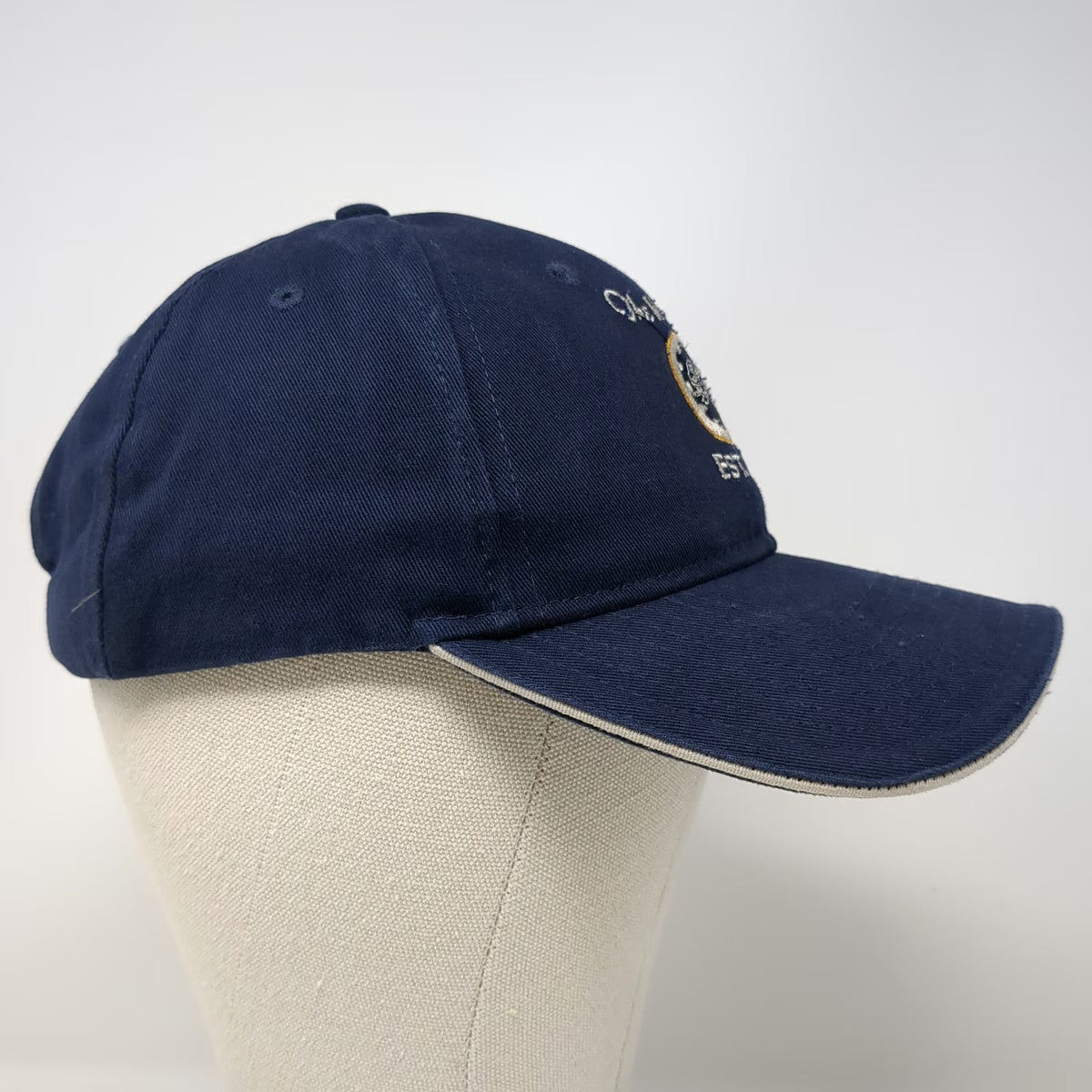 Cap America Baseball Cap Blue One Size The Moles Est 1937 Cotton Slideback Hat