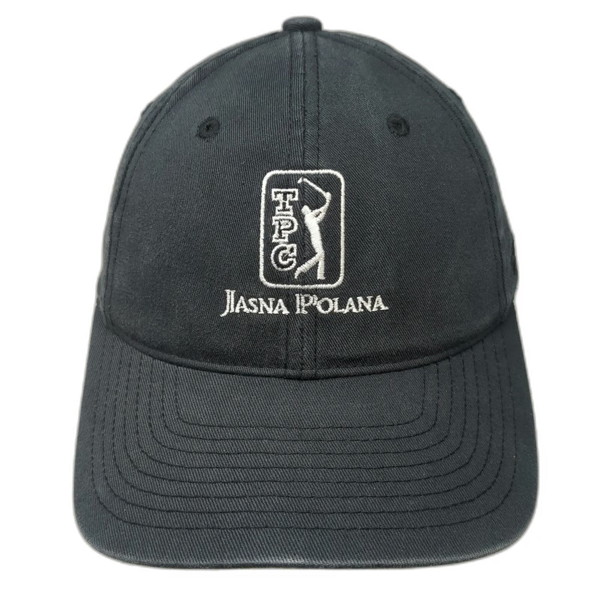 Ahead Baseball Cap Black M Jasna Polana TPC Golf Flexfit Hat Logo Embroidered
