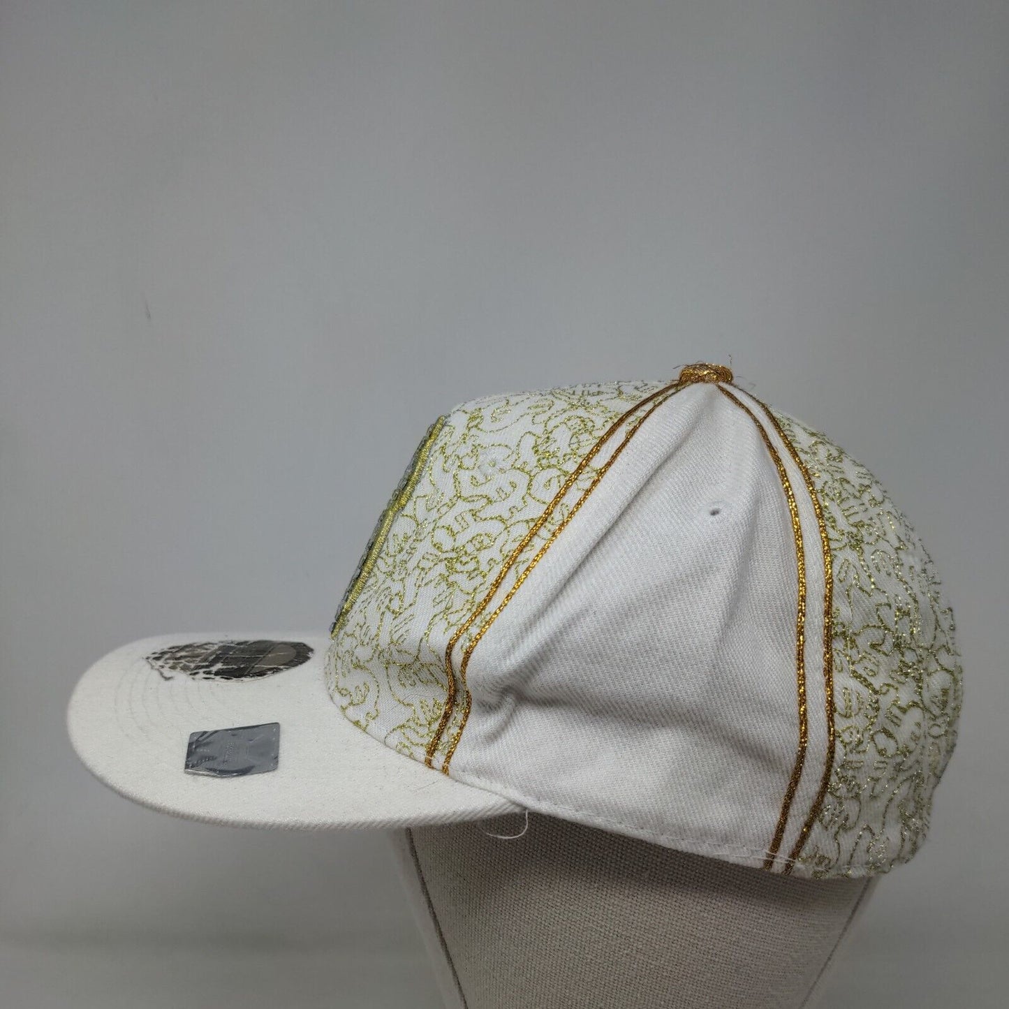 Hustle $ Dollar Bling Fitted Hat Multi Large Embroidered Leader Sports Cap