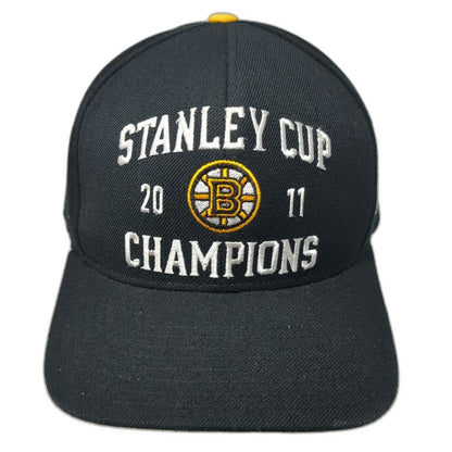 Boston Bruins NHL Reebok Snapback Black One Size 2011 Stanley Cup Champions Hat