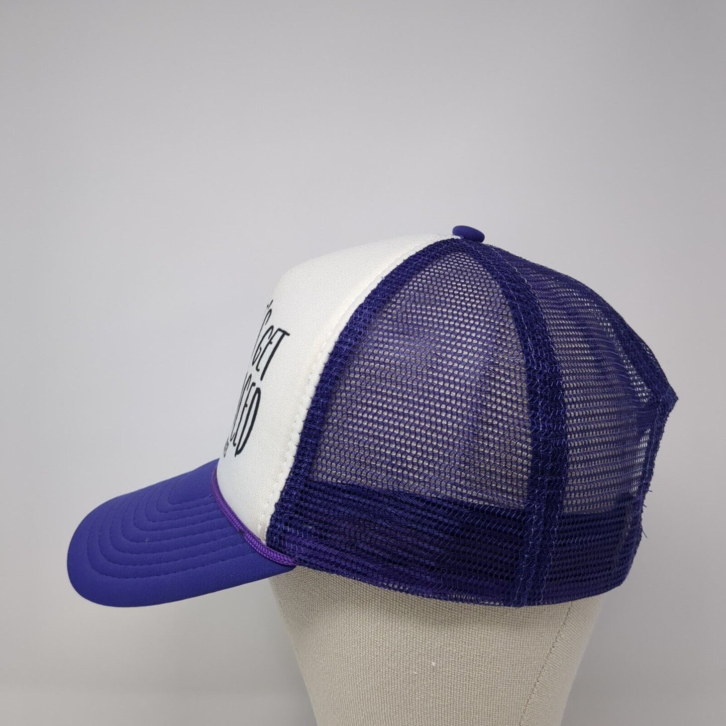 Let's Get Shipfaced Cabo 2023 Snapback Trucker Hat Purple OS Mesh Rope Nissin