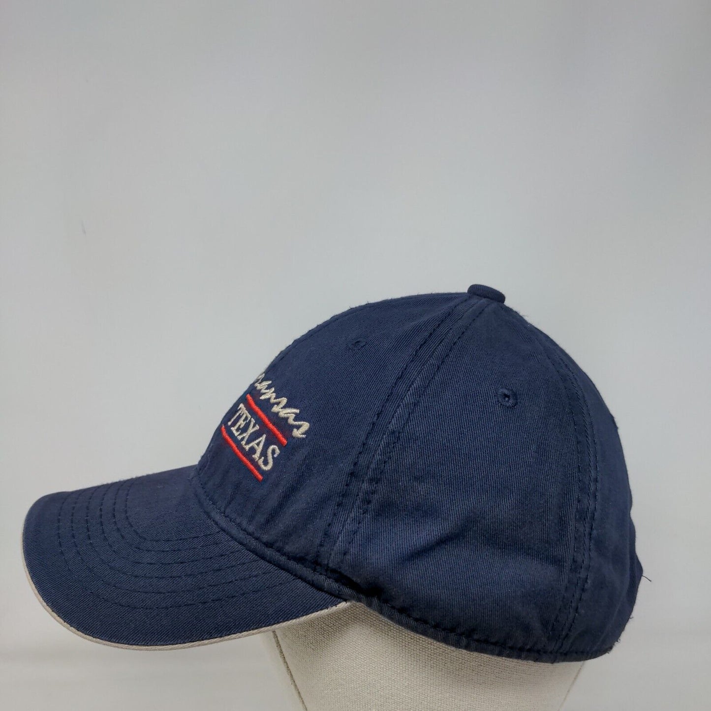 Port Aransas Texas Strapback Hat Blue One Size Embroidered Jhats