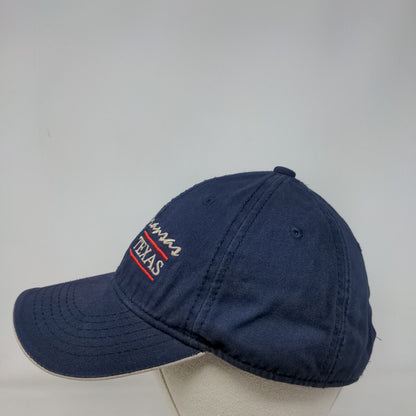 Port Aransas Texas Strapback Hat Blue One Size Embroidered Jhats