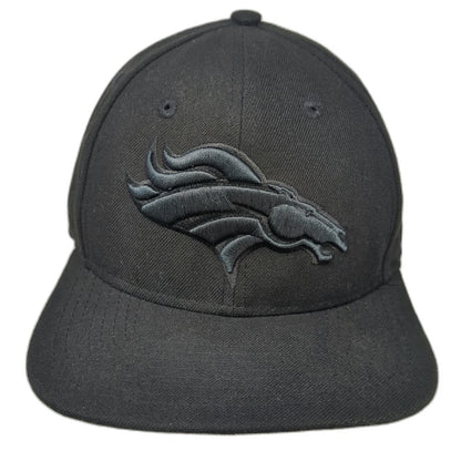 Denver Broncos NFL New Era Snapback Hat Black One Size 9FIFTY Logo Original Fit