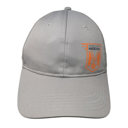 Orange The Dry Marathon Baseball Cap Gray One Size Adjustable Vented Holes
