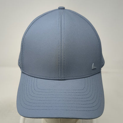 Salt Mafia Trucker Hat Blue XL Perforated Back Pattern Under Brim Shark Fin