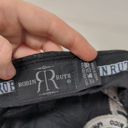 PR Puerto Rico Strapback Hat Black One Size Embroidered Robin Ruth