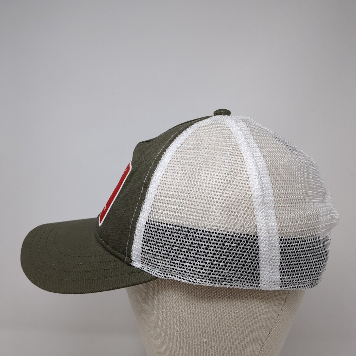 Loon Outdoors Snapback Trucker Hat Brown One Size Adjustable Mesh Back