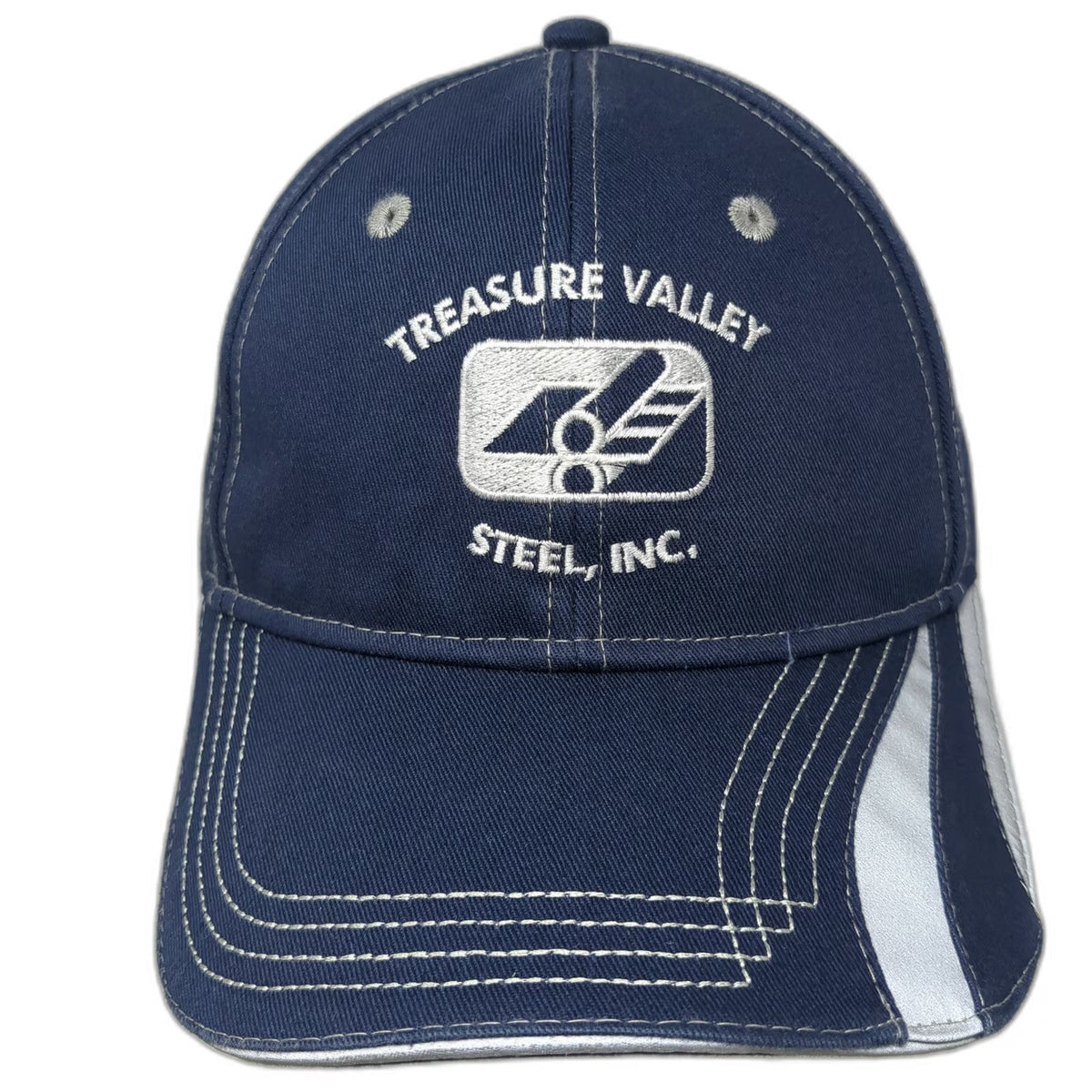 Cap America Treasure Valley Steel Blue One Size Baseball Cap Slideback Hat ID