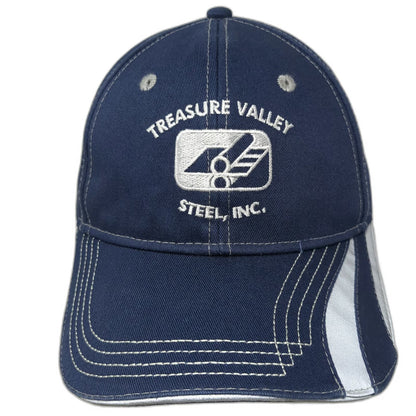 Cap America Treasure Valley Steel Blue One Size Baseball Cap Slideback Hat ID
