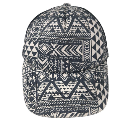 Billabong Snapback Mesh Back Trucker Hat Multi One Size Geo Tribal