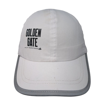 Golden Gate Half Marathon +5K Strapback Running Cap White OS Adjustable Otto