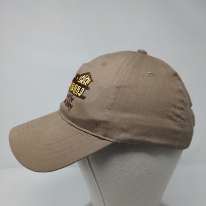 Museum of the San Ramon Valley Strapback Hat Tan OSFA Embroidered