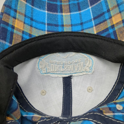 Outdoor Cap Baseball Cap Blue One Size Plaid Sportsmans Warehouse Strapback Hat
