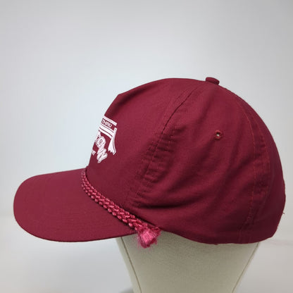 Sportcap 5 Panel Red Hat One Size Chinatown Restaurant Drive-Thru Rope Strapback