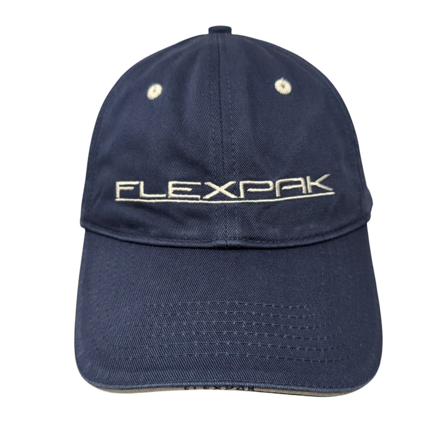 Flexpak Slideback Hat Blue One Size Adjustable Embroidered 6 Panel