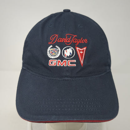 David Taylor GMC Slideback Hat Blue One Size Adjustable Embroidered