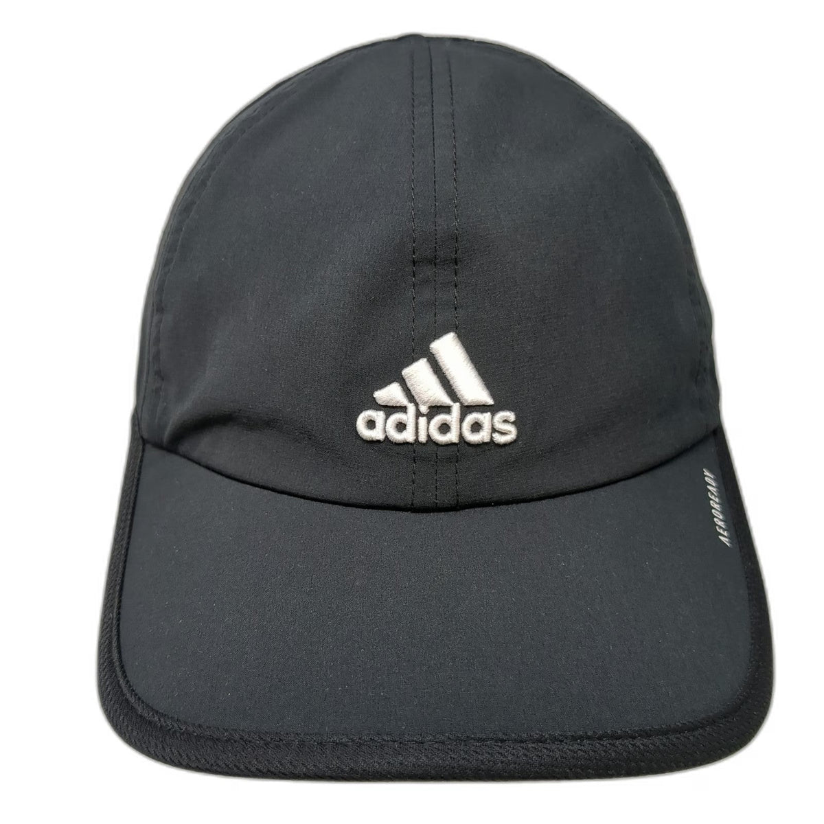 Adidas Baseball Cap Black One Size AEROREADY Mesh Side Panels Lightweight Hat